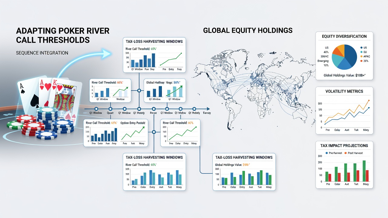 Global equity holdings sequenced for tax-loss harvesting aligned with poker decision thresholds