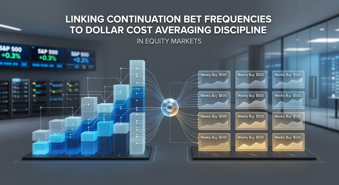 Visual comparison of poker decision frequency metrics and equity market contribution consistency over time